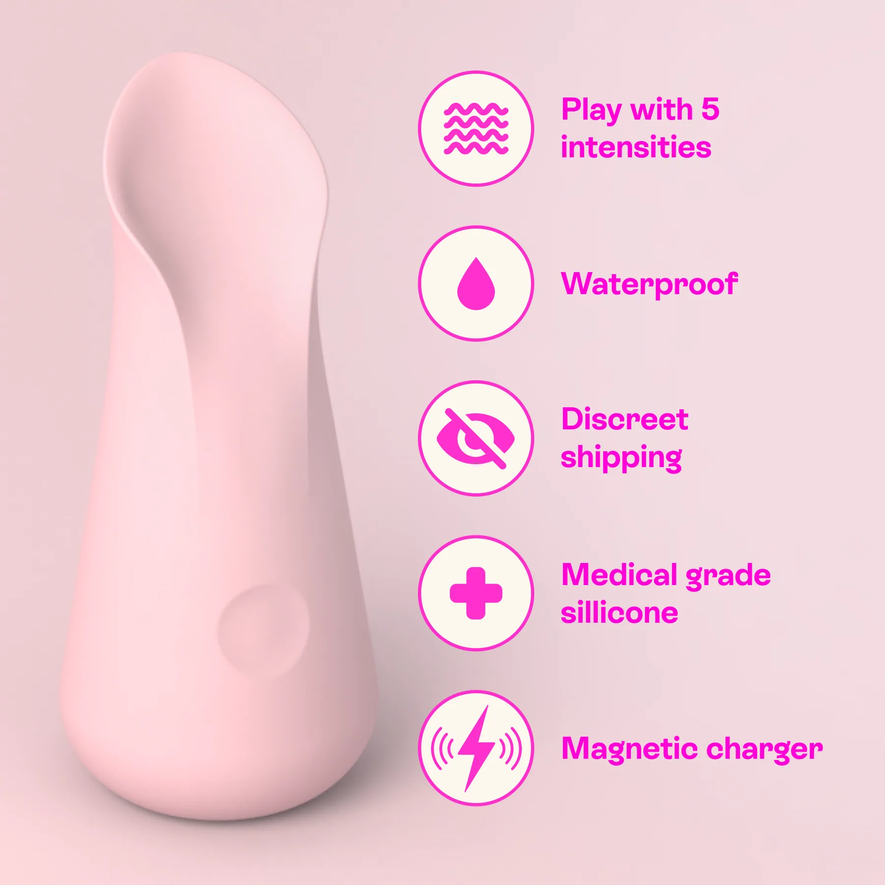 Uno vibrator detail view