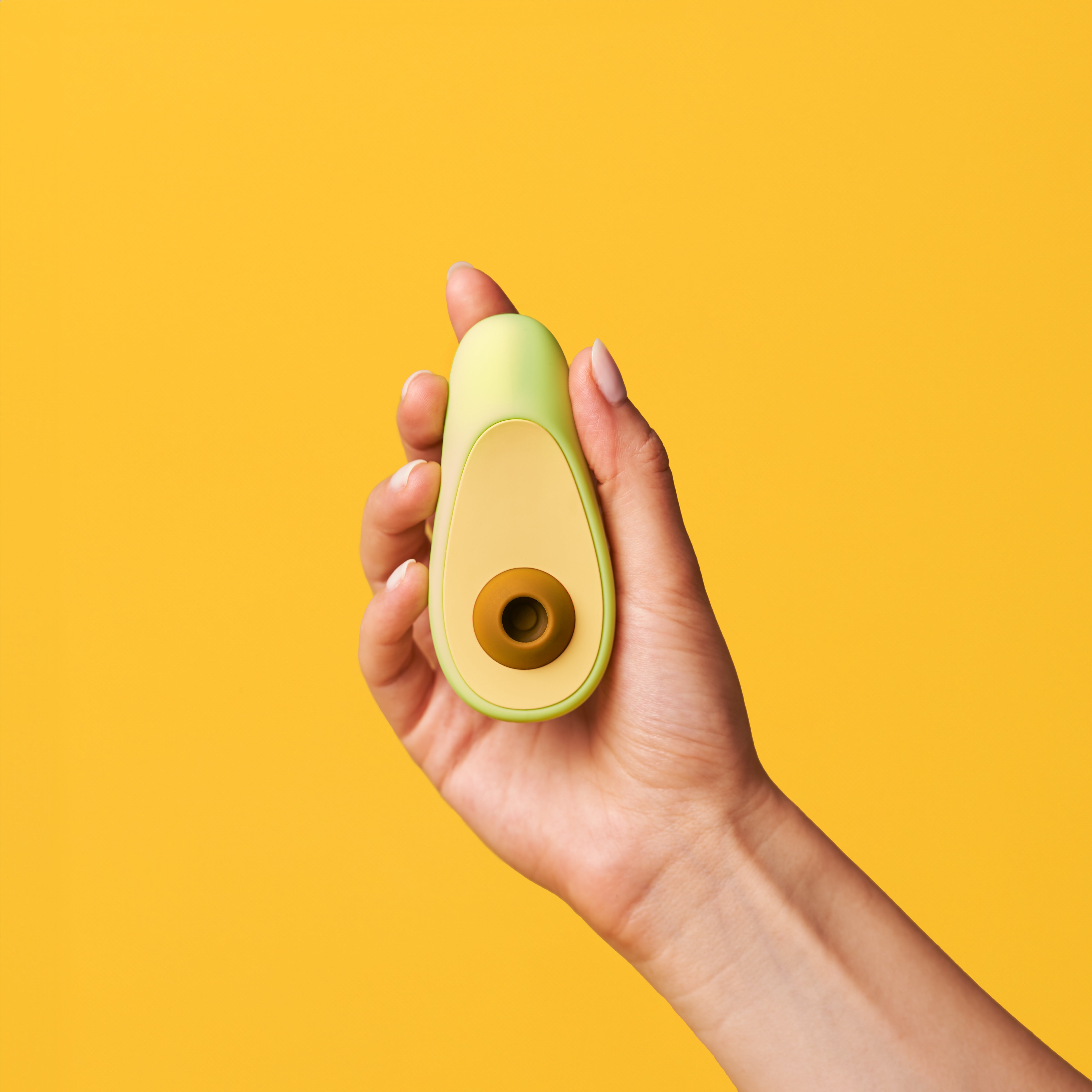 Avocado vibrator design detail
