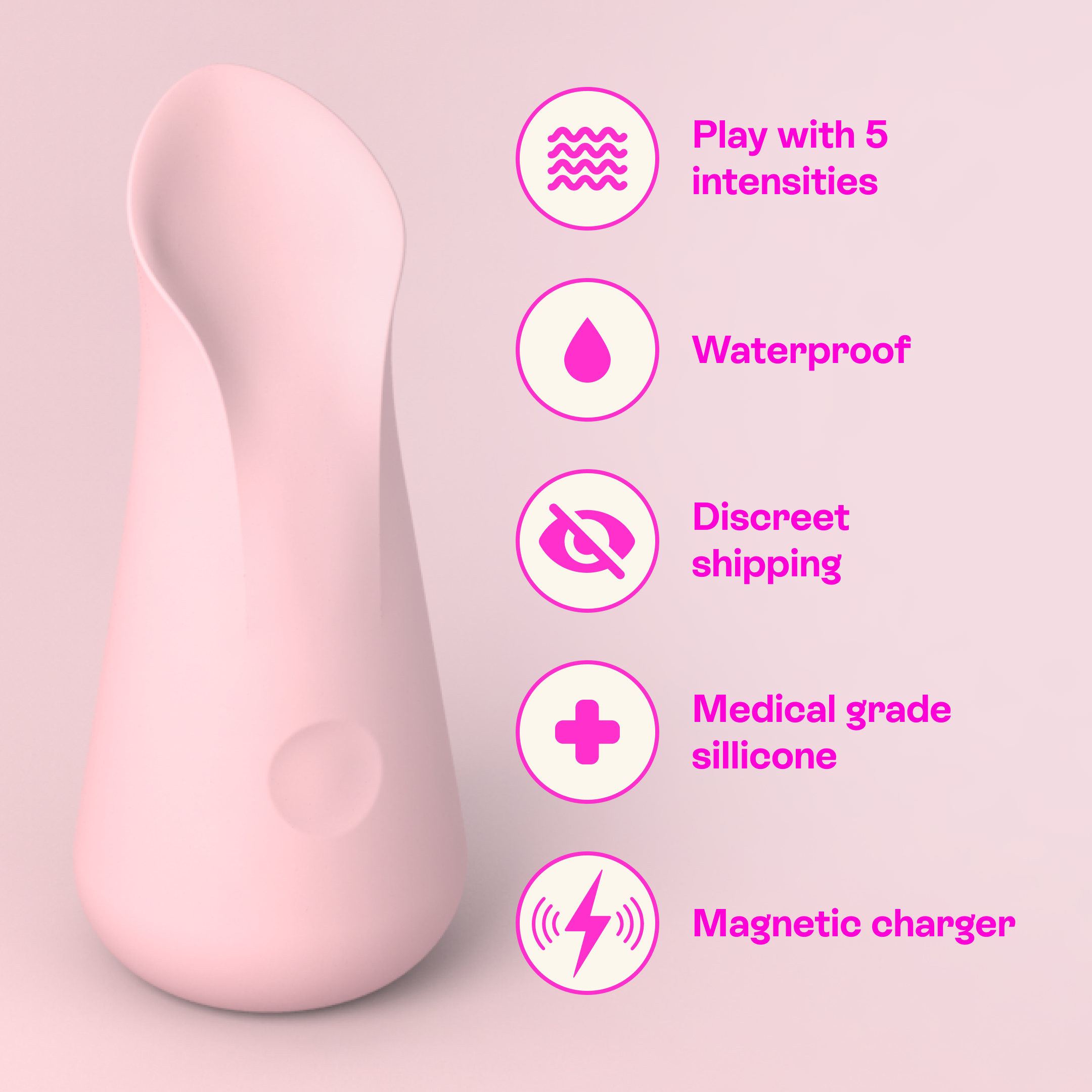 Uno vibrator detail view